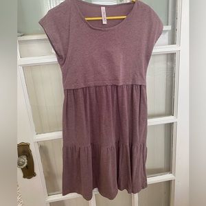 Latched mama lift top maternity to nursing dress